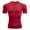 AG1200# Red, variant on ZXLBBD Men's Sports Active Fitness Short Sleeve T Shirt Tights Base Quick Drying Breathable Elastic Running Training Clothing