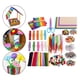 thumbnail image 3 of Proyecto de arte artesanal Kit de manualidades, de tijera para proyectos de bricolaje, accesorios para niños y niñas, juguetes para niños de 4 5 6 7 8 9 Palillo de Magideal Proyecto de arte artesanal, 3 of 7