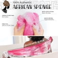 thumbnail image 4 of African Net Sponge Authentic - 1 Pieces Real African Exfoliating Loofah Sponge with Knots - African Net Wash Cloths for Body Scrubber Exfoliator - Back Scrub for Shower Bath Accessories(Pink), 4 of 8