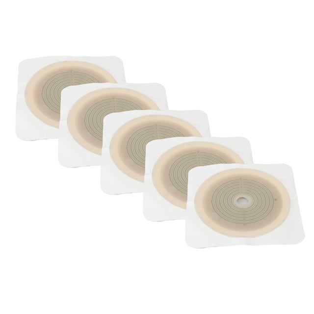 Anillos de barrera de ostomía hidrocoloide, 5 piezas Bolsa de ostomía Barrera de colostomía Barreras de piel Anillos de barrera de ostomía Diseño revolucionario