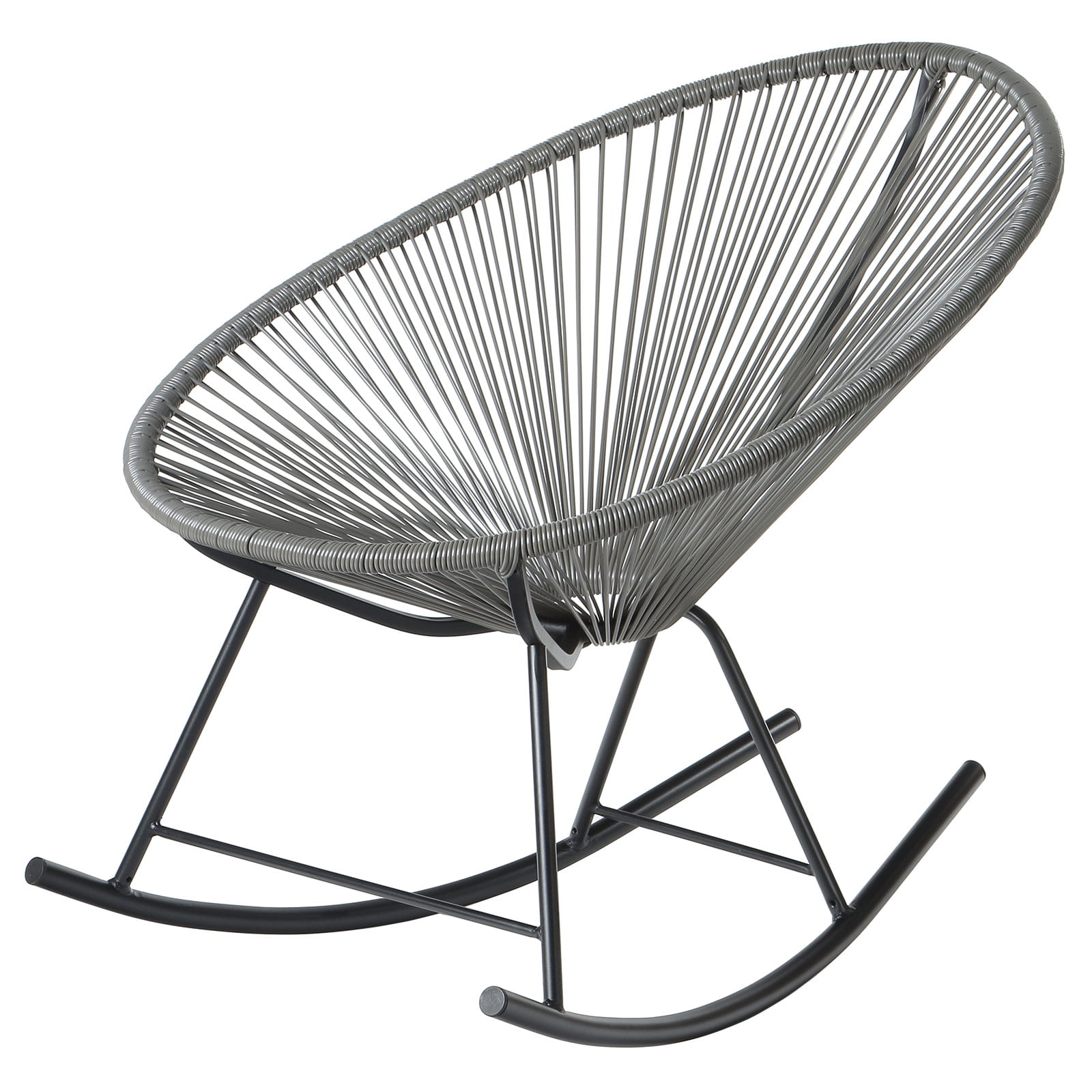 Acapulco Outdoor Rocking Chair - Grey Cord - Walmart.com