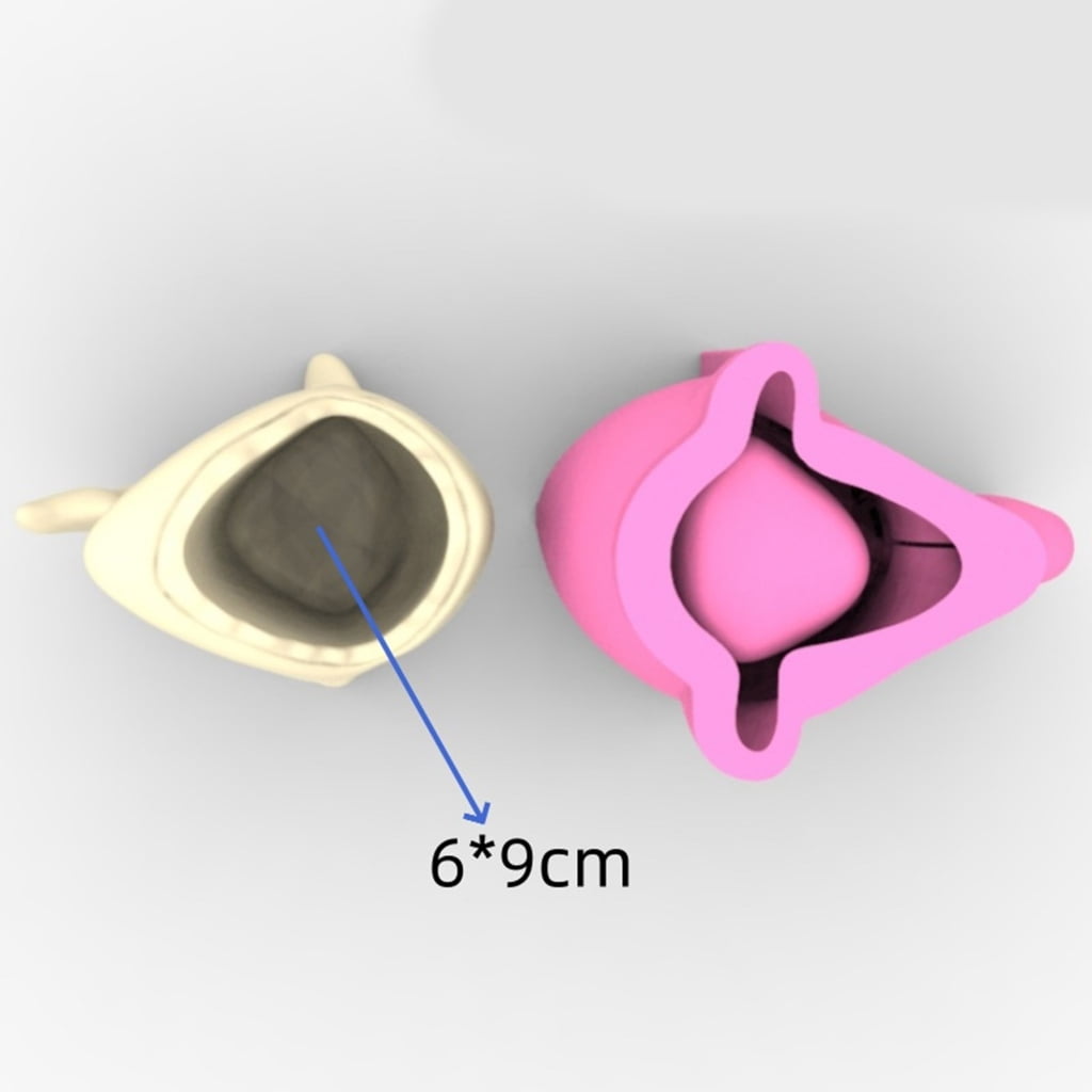 Aurgiarme MultiPurpose Silicone Pots Mold Whale Shape Resin Art Pen Holder Moulds Suitable for Crafting Concrete Vases