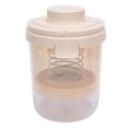 thumbnail image 1 of Greek Yogurt Strainer, 1000ml Capacity Spring Pressure Filtration Yogurt Whey Separator with Lid, Rotating Yogurt Filter for Homemade Thick Greek Yogurt, Coconut Yogurt, Milk, 1 of 7