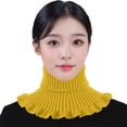 thumbnail image 2 of Helii Women's Double Layer Thickened Knitted Neck Collar - Warm All-Season Scarf for Winter, Spring, Fall, 2 of 3