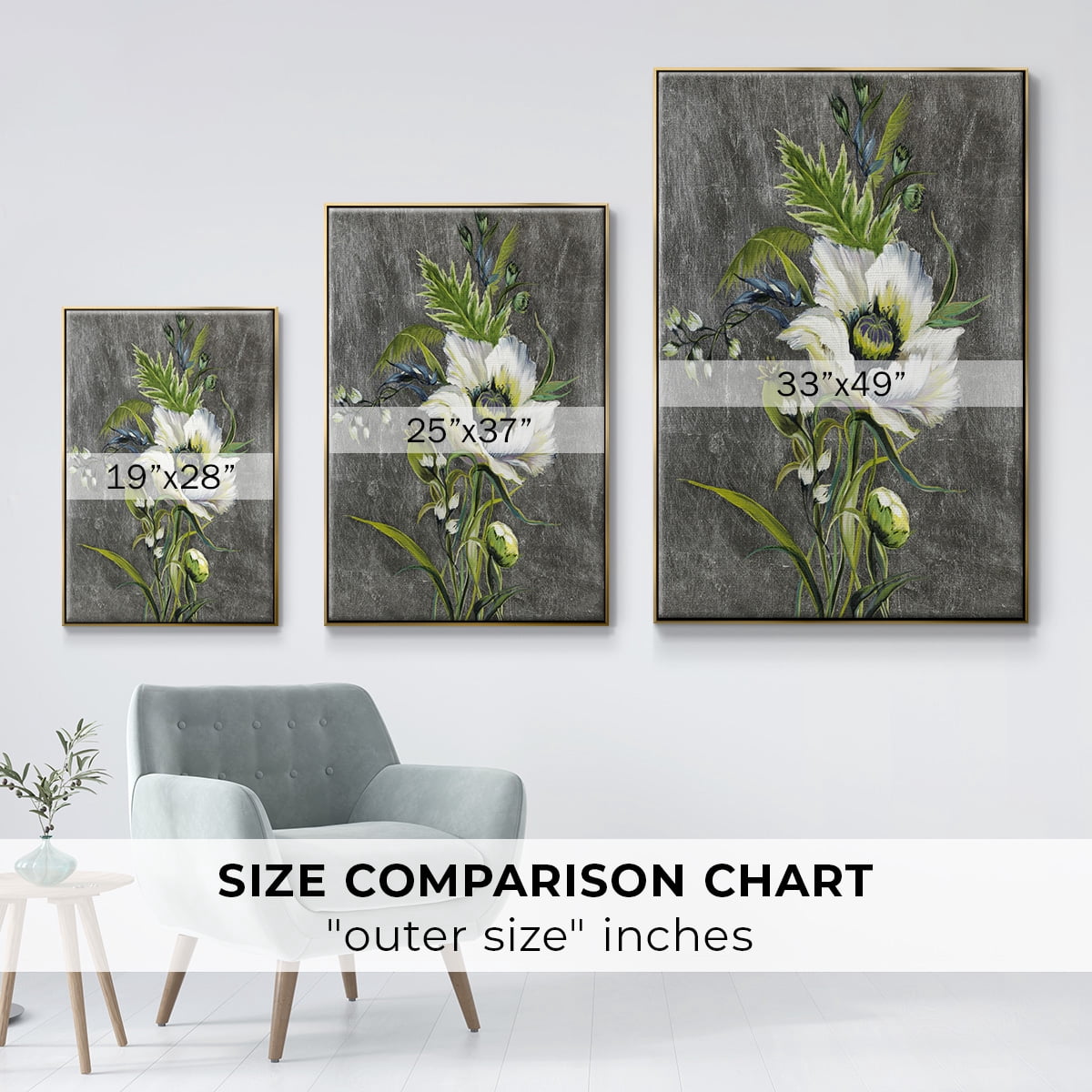 Sunny Sunday II Framed Premium Gallery Wrapped Canvas - Ready to Hang - 27 x 41 - Gold Floating Frame