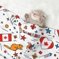 thumbnail image 2 of Rocae Canada Day for Pet Blanket Dog Blanket Cat Blanket Soft Sleep for Small Medium Pet-Small, 2 of 8