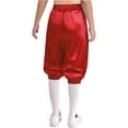 thumbnail image 2 of Yhong Childrens Medieval Capri Pants Solid Color Trousers Stage Performance Outfits Red 10, 2 of 5