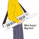 thumbnail image 2 of Guitarra Piano electrónico con mini teclado Piano de teclado electrónico de 37 teclas, 2 of 8