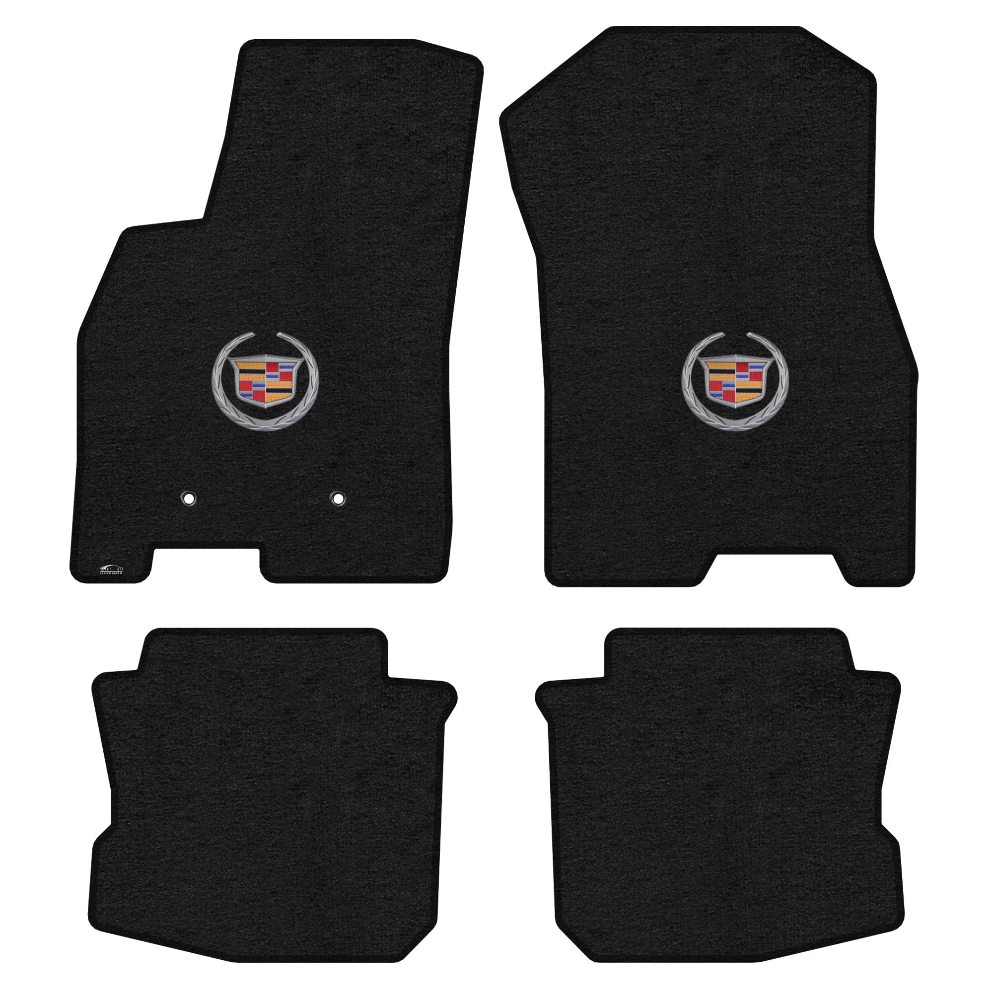 Lloyd Mats Custom Fit Floor Mats for CadillacDTS 20082011 LogoMat 4Pc