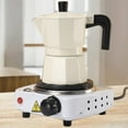 thumbnail image 4 of jifeng Machine à Expresso Multifonctionnelle Portable Pot pour la Maison Utilisation Camping Voyage Blanc, 4 of 7