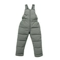thumbnail image 3 of GEZHEN Children's down Thickened Cotton Pants Bib Sports Outdoor Windproof Ski Girls Thicken Winter Overalls Fleece Suspender Trousers Boys Coat&jacket, 3 of 4