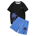 thumbnail image 4 of Playera Para Hombre, Camiseta De Manga Corta Holgada Con Cuello Redondo Y Estampado Informal A La Moda Para Niño Y Niña, 4 of 5