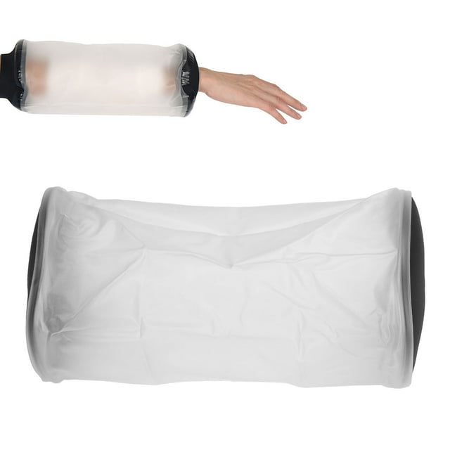 Waterproof Arm Cast Cover, Environment Friendly Wide Application Adult Cast Cover Easy Cleaning PVC Silicone Seal for Bandages