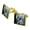 Gold, variant on White Bengal Tigers Square Cufflink Set - Silver or Gold