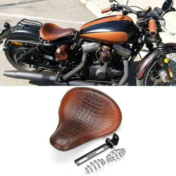 Miss Moly Motorcycle Spring Solo Seat For Honda Shadow Spirit Ace Vt 1100 750 Sportster Bobber Walmart Com Walmart Com