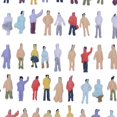 thumbnail image 4 of New 200Pcs Painted Model People Figures Scale (1 to 150), 4 of 8