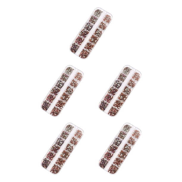 Vogacara 1 bolsa de cristal de cristal en forma especial brillo combinación perfecta de diamantes de imitación para uñas DIY artesanía tipo 6 5piezas Vogacara CBP253291