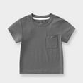 thumbnail image 4 of Teen Shirts for Boys Girls Casual Boys Short Sleeve Shirt Dark Gray T Shirts Boys Summer T-Shirts Toddler Shirts Boys 12-13 Years, 4 of 4