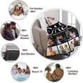 thumbnail image 4 of AISENIN Personalized Fathers Day Birthday Gifts for Dad Custom Throw Photo Blanket Customized Picture Gifts for Men, Grandpa, Dad, Father in Law, 4 of 5