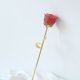 thumbnail image 5 of Flores artificiales, flores falsas, flores artificiales, hermoso adorno floral con cristal tallado curativo, regalo para novia, mamá o San Valentín, piedra de cristal, calendario descendente., 5 of 6
