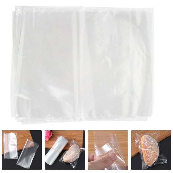 FRCOLOR Heat Shrink Wrap Bags for DIY Craft Portable Packaging Supplies Polyolefin Film Transparent 200pcs