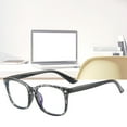 thumbnail image 4 of Blue Light Blocking Glasses Unisex Blue Light Blocking Glasses Stylish Square Eyeglasses Clear Lens Blue Light Filter Lens Eyewear, 4 of 7