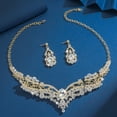 thumbnail image 7 of Faty-T Jewelry sets for Wedding princess birthday party Halloween Prom Pageant Jewelry for Women Crystal Bridal Jewelry Set for women, 7 of 7