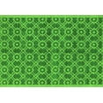 thumbnail image 1 of Ahgly Company Indoor Rectangle Oriental Green Industrial Area Rugs, 2' x 5', 1 of 4