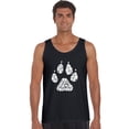 thumbnail image 1 of LA Pop Art Men's Word Art Tank Top - Dog Mom, 1 of 2