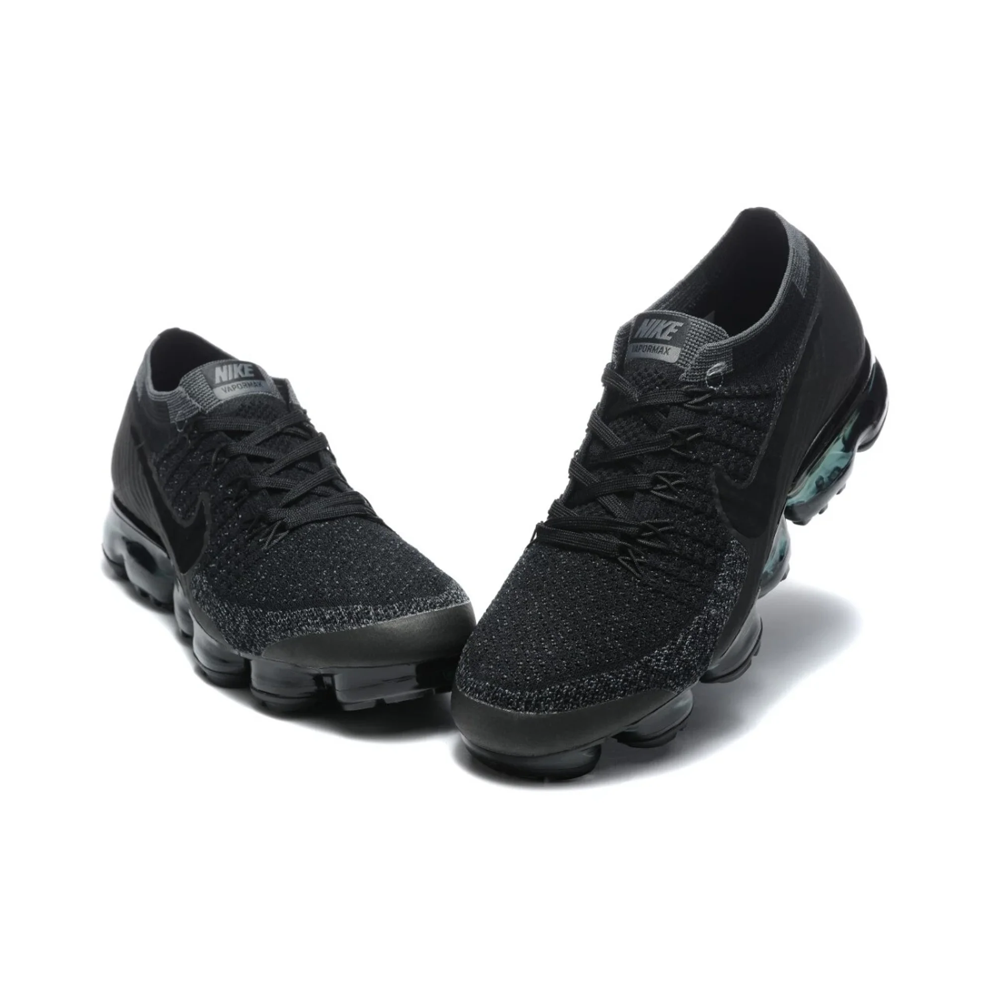 Nike air vapormax flyknit 2 Men's air cushioned shoes Black Size 8