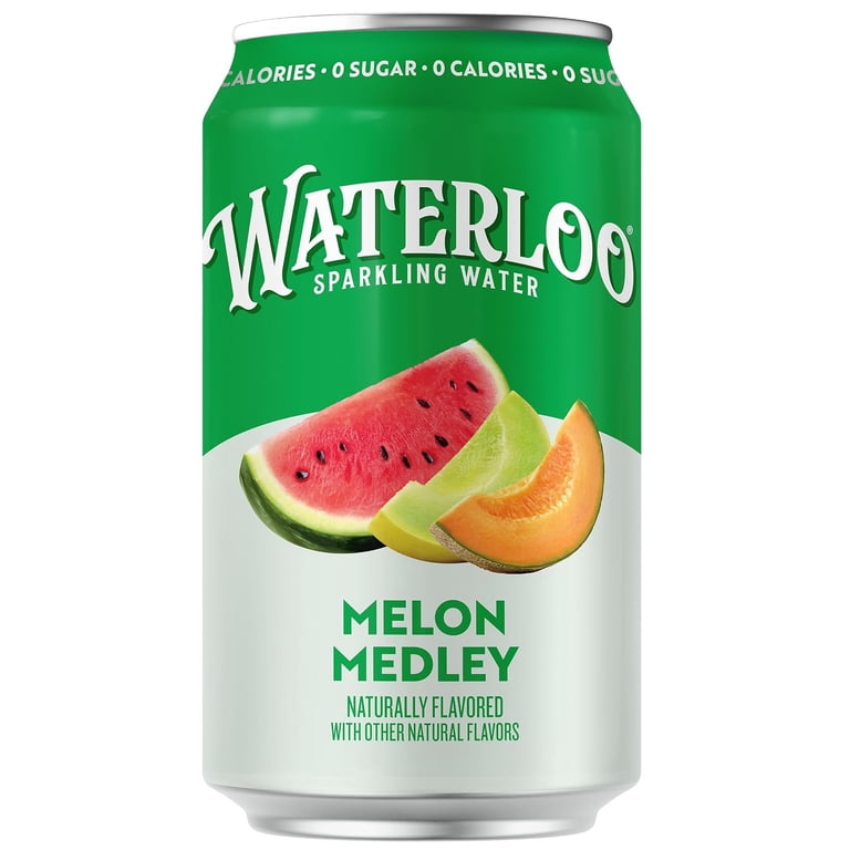 Waterloo Sparkling Water Melon Medley, 12 fl oz Cans, 12 Pack photo 7