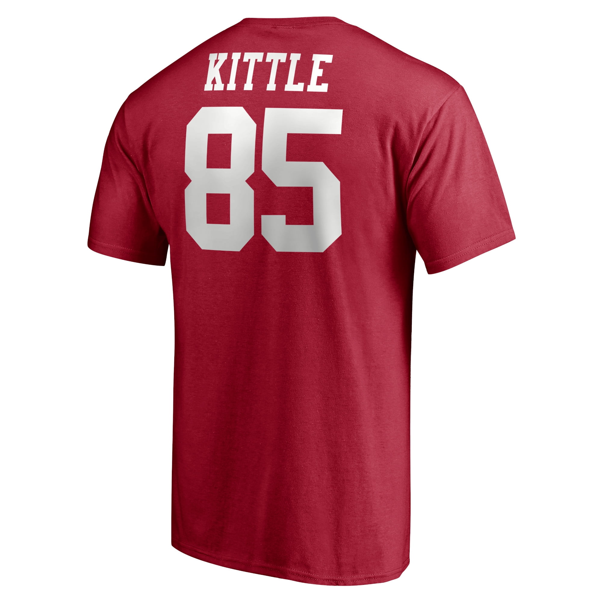 Men's Fanatics Branded George Kittle Scarlet San Francisco 49ers Athletic Coordinator T-Shirt