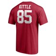 thumbnail image 3 of Men's Fanatics Branded George Kittle Scarlet San Francisco 49ers Athletic Coordinator T-Shirt, 3 of 3
