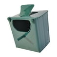 thumbnail image 1 of Caja de cría para loros, jaula para pájaros, caja de apareamiento, nido multifuncional para pájaros. Verde, 1 of 9