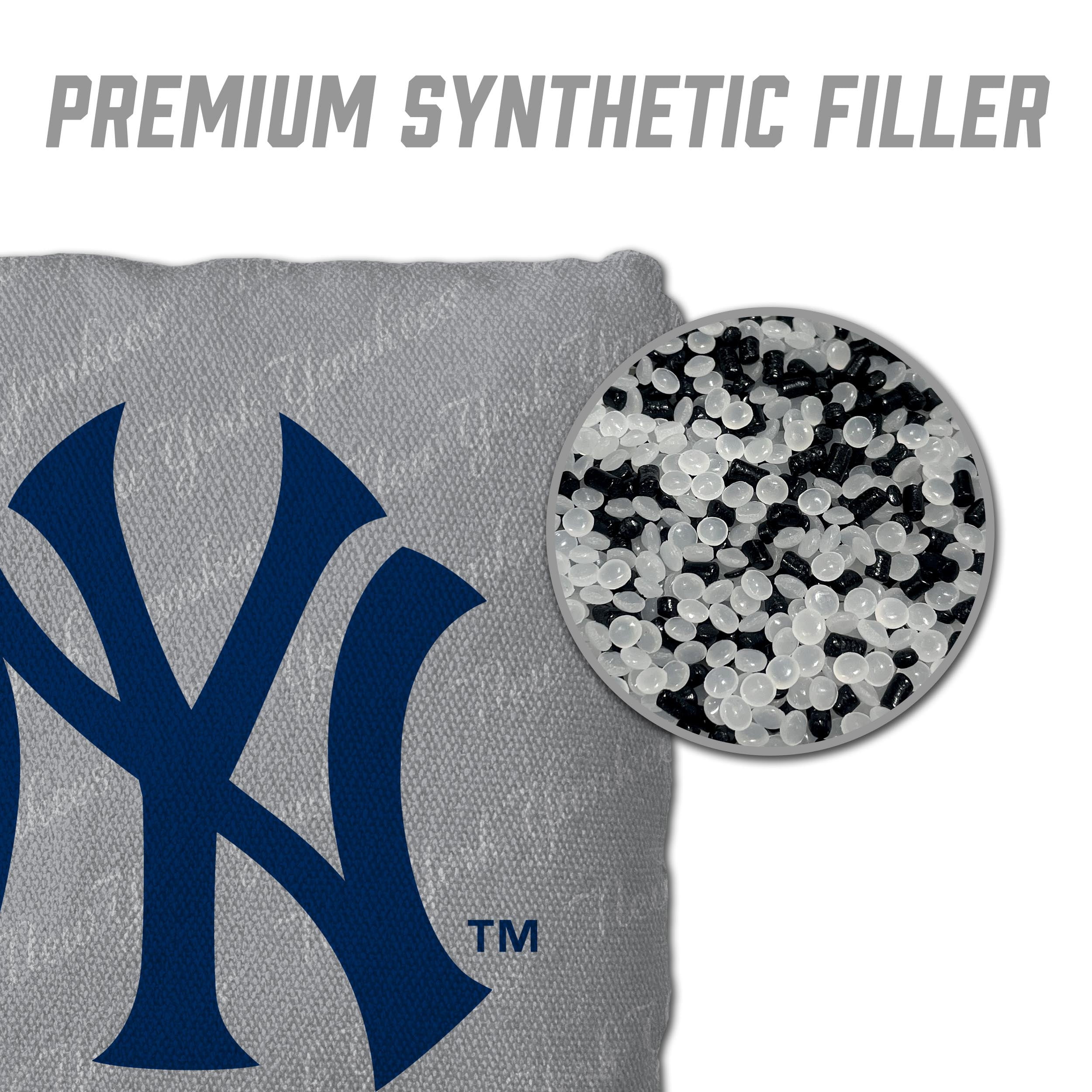 MLB New York Yankees Cornhole Bags - 4PK - Grey