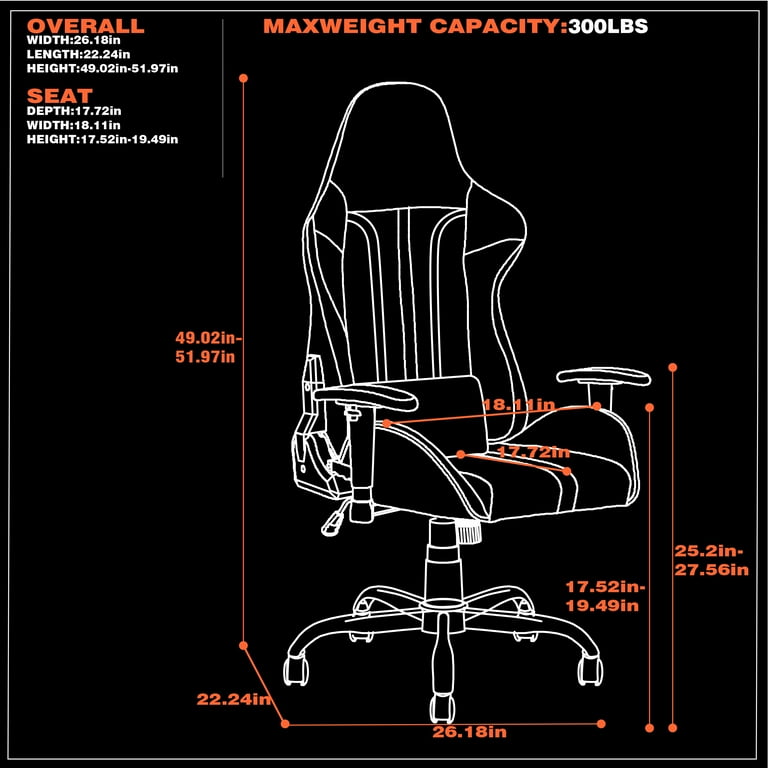 X Rocker Mysa PC Gaming Chair with Lumbar Support, Pink - Walmart.com