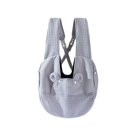 Backpack Carrier for Dogs, Adjustable Strap Cat Carrier Sling, Hands-Free Front Facing Pets Sling Chest, Fit Below the top 12Lbs Pets Carrier Backpack for Camping Hiking Traveling Cycling