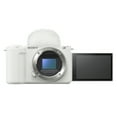 thumbnail image 2 of Sony Alpha ZV-E10 II Mirrorless Camera, White, Bundle with PRO 128GB Memory Card, Battery and Shoulder Bag, 2 of 9