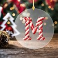 thumbnail image 5 of TOPRenddon 26 Letter Christmas Tree Hanging Pendant, Christmas Letters Ornaments A to Z Ornament Letters Decorative Hanging Xmas Alphabet for Christmas Tree Candy Cane DIY Craft Christmas Ornaments, 5 of 5