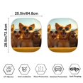 thumbnail image 4 of Bulopur Funny Dog Cat Car Windshield Sun Shade Prevent Sunlight Sun Visor for Car Windshield Keep Your Vehicle Cool Automotive Window Sunshades Fit Most Vans SUVs Trucks, Set of 2, 4 of 6