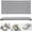2pcs - 8"x 3.8" - Light Gray, variant on 2PCS Diatomite Quick Stone Drying Tray Mat For Bathroom & Kitchen Counter, Instant Dry Water Absorbent Drink Bar Coaster,Vanity Sink Caddy Organizer,Dish Soap Sponge Holder, Dark Gray,9"x3.5"