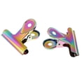 thumbnail image 3 of 3 piezas de clips de bisagra de metal de colores, abrazadera de clip de papel/carpeta de archivos de dinero - 65 mm 65mm Zulema Clips de Bulldog de metal, 3 of 6