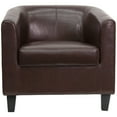 thumbnail image 6 of Flash Furniture Katie Brown LeatherSoft Lounge Chair, 6 of 6