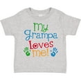 thumbnail image 3 of Inktastic My Grampa Loves Me Boys or Girls Toddler T-Shirt, 3 of 5