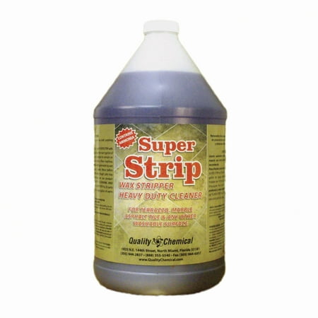 Super Strip Commercial Floor Wax Stripper with Ammonia - 1 gallon (128 (Best Commercial Floor Wax)