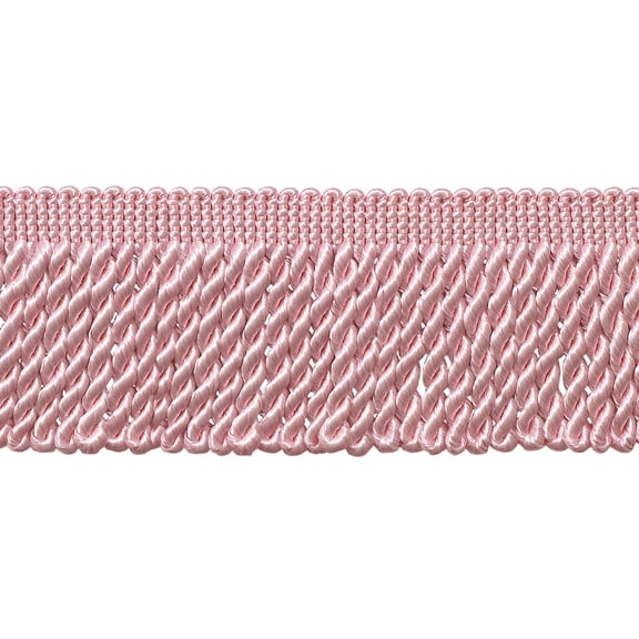 2 1/2" (6cm) Bullion Fringe Trim # EF25,, Light Pink #K11 (Light Baby Pink) 5 Yards (15 ft/4.5m)