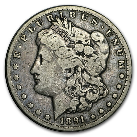 1891-CC Morgan Dollar VG