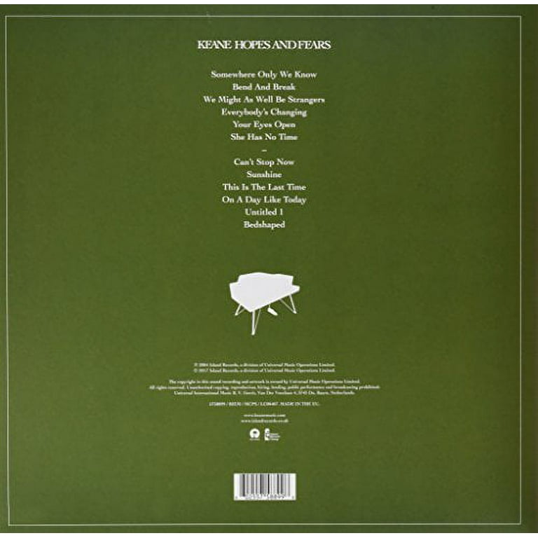 Keane - Hopes And Fears - Music & Performance - Vinyl