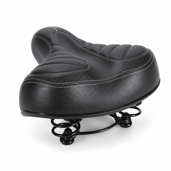 Bike Saddles,Outdoor Mountain MTB Road Bike Wide Big Bum Bike Cushion Pad Gel Cruiser Extra Comfort Sporty Soft Pad Saddle Cover Cushion Seat