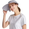 thumbnail image 6 of Women Sun Cap Finshing Hats UPF+50 Detachable Face Mask Neck Flap Visor Wide Brim Sun Protection Hiking Hats, 6 of 18